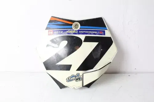 2014 Ktm 85 Sx 17/14 Front Plate Number HR4459