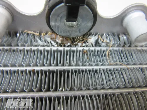 1997 Kawasaki KLX300 Fill Side Radiator, Right Side, OEM, 97 KLX 300 B3884