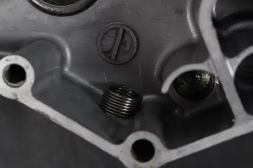 2008 Suzuki Rmz250 Left Side Crankcase **SLIGHT CRACK**  B4372