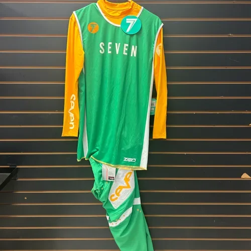Seven Zero Institution Pant Emerald & Jersey Gear Set Combo 