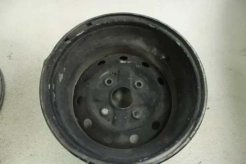 2007 Suzuki Eiger LTA400 OEM 12x7.5 Rear Wheel Set  B4473
