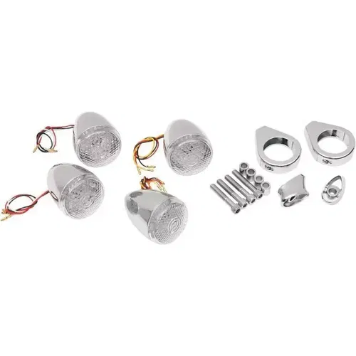 Drag Specialties Deuce-Style DOT-approved LED Turn Signal Kit 2020-0274