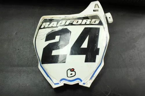 2006 Yamaha Yz250f Front Number Plate  B4435