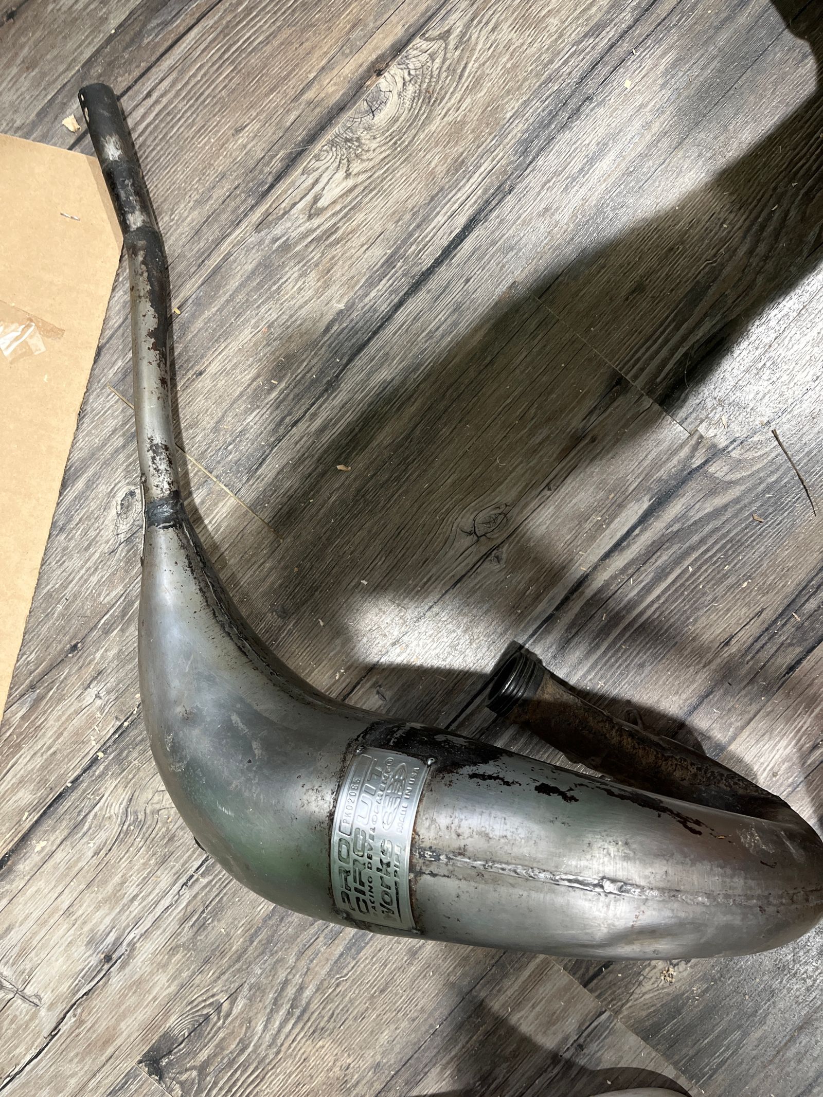 Kx85 exhaust pipe top