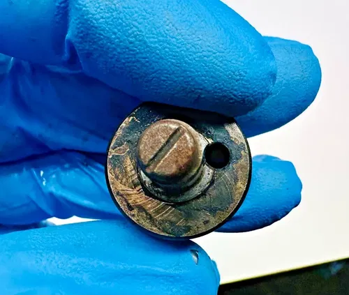1997 - 1998 HONDA CR 250 POWER VALVE ADJUST HOLE COVER PLUG 12361-035-000 CAP