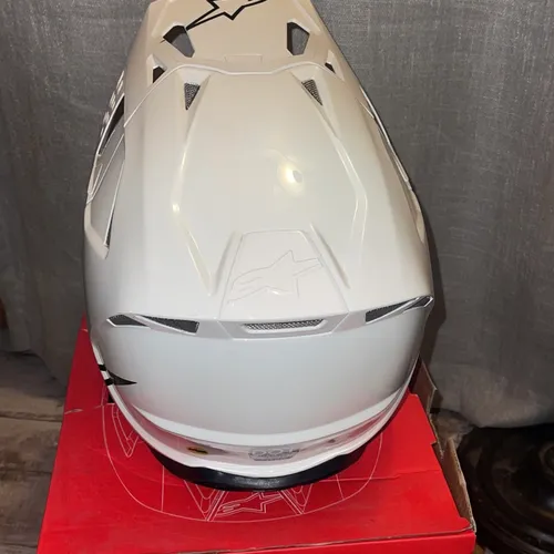 Alpinestars SM10 Helmet White - Medium