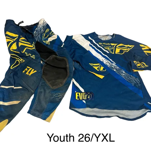 Youth Fly Racing Gear Combo - Size XL/26