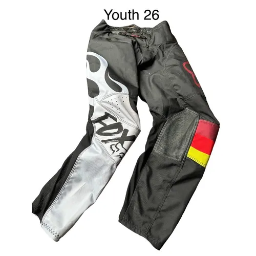Youth Fox Racing Pants Only - Size 26