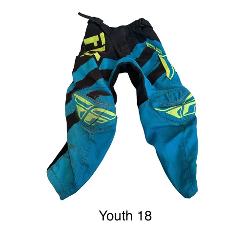 Youth Fly Racing Pants Only - Size 18