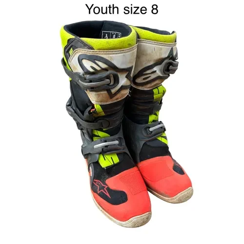 tv verzekering schelp Youth Alpinestars Boots - Size 8 | MX Locker
