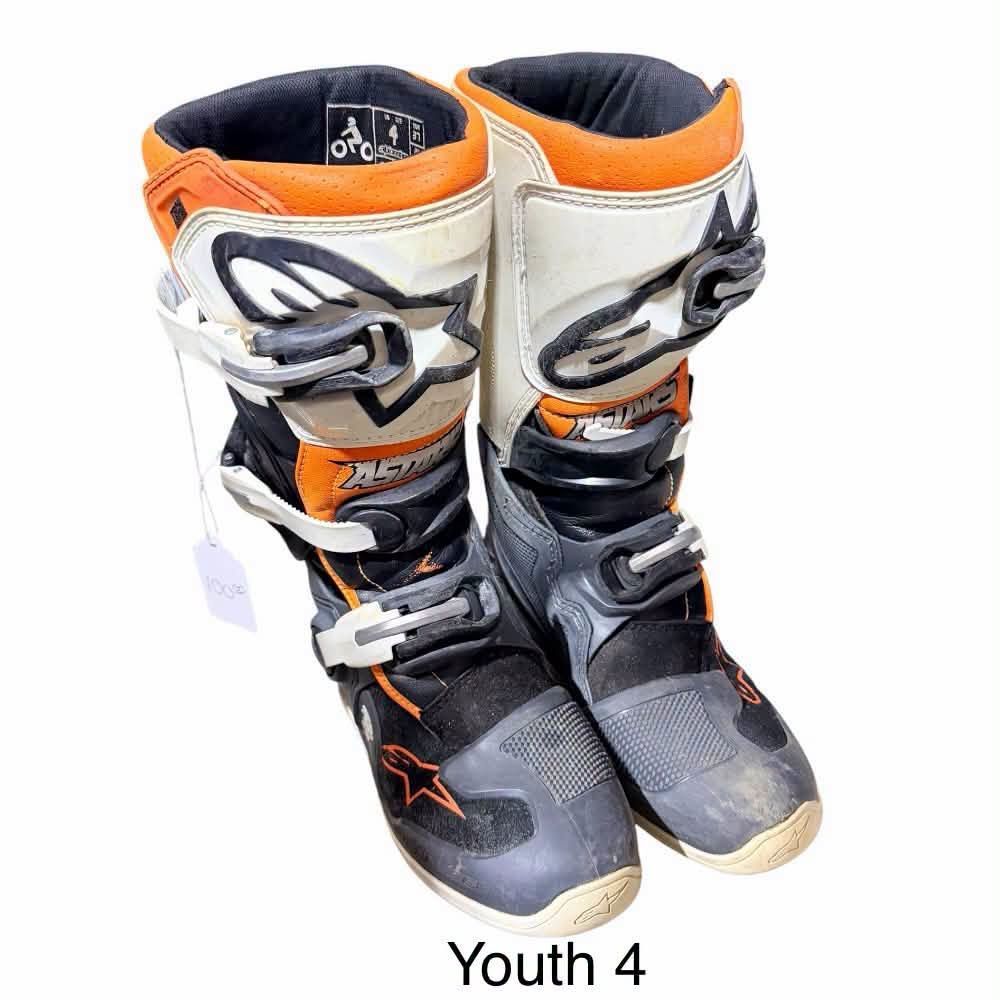 Youth Alpinestars Tech 7s Boots - Size 4