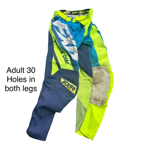 FXR Adult 30 Pants 
