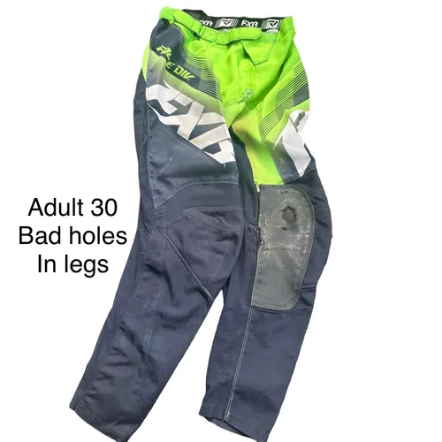 FXR Adult Size 30 Pants 