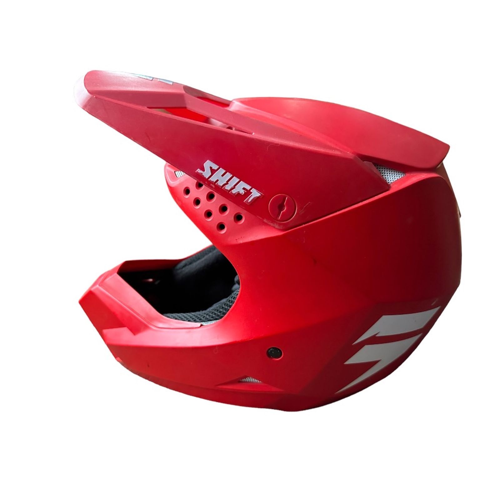 Shift dirt shop bike helmet