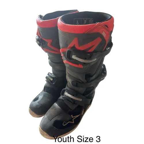 Youth Alpinestars Tech 7s Boots - Size 3