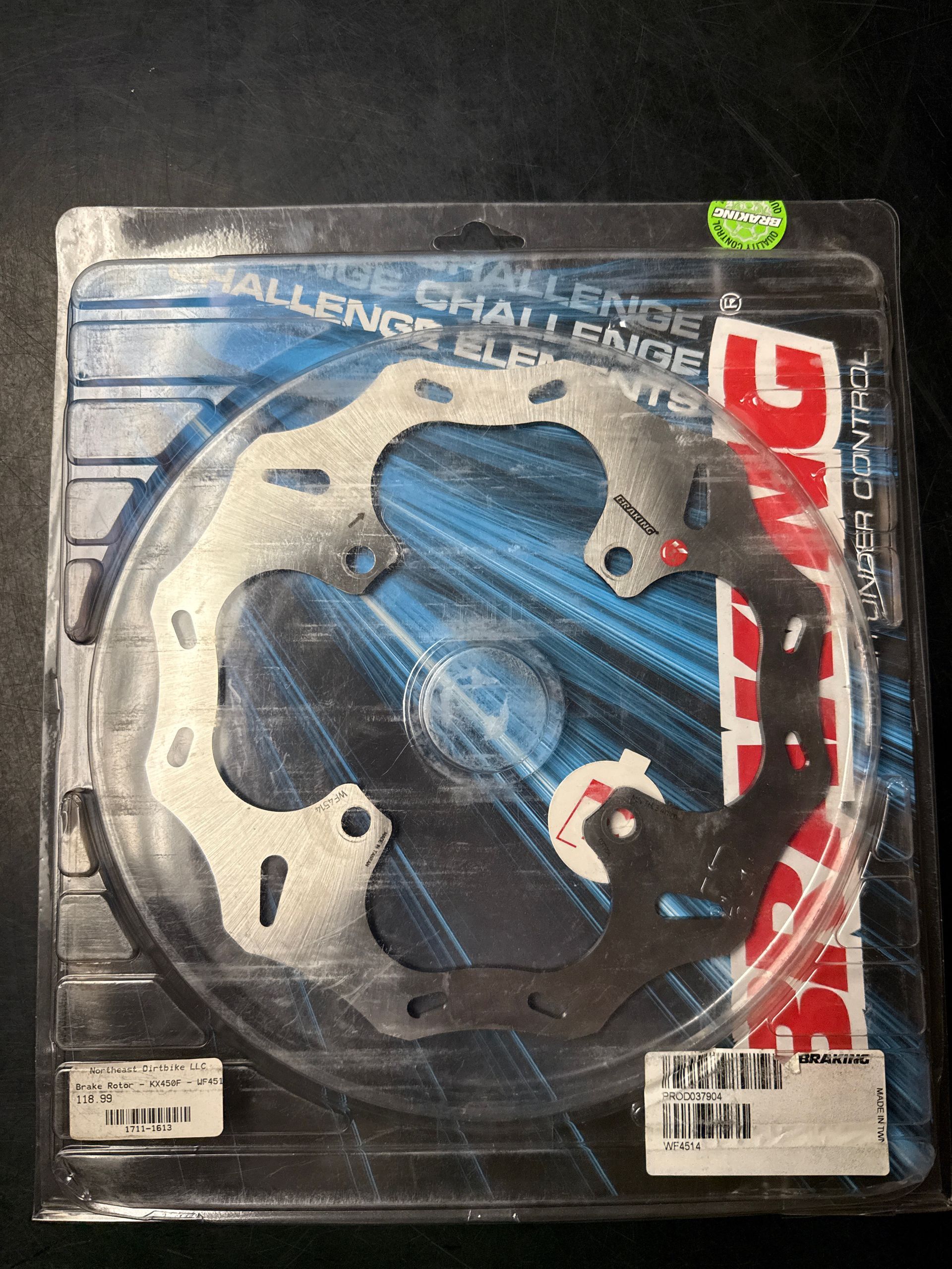 BRAKING Brake Rotor Rear