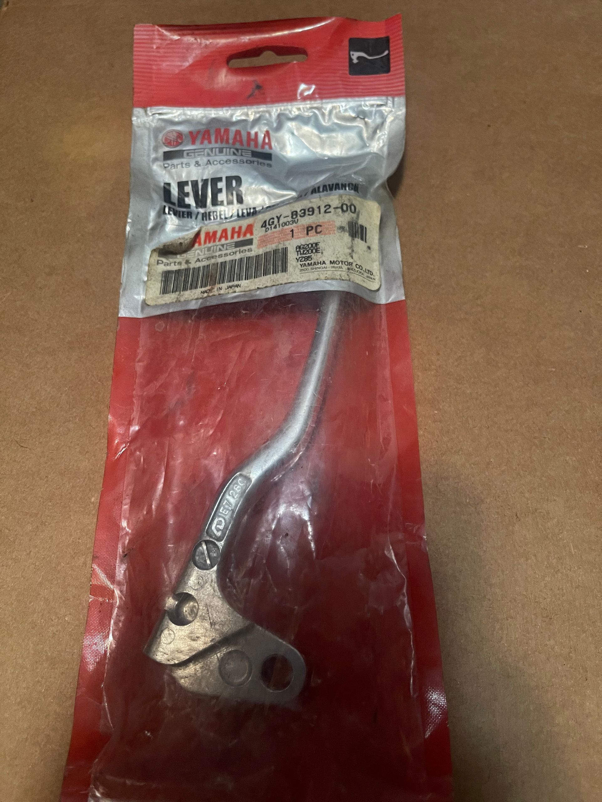 Genuine Yamaha Clutch Lever