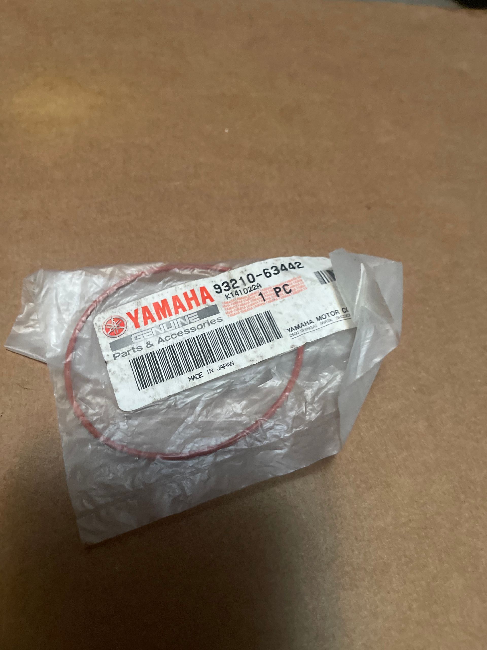 Genuine Yamaha Oem Cylinder O-Ring for 94-26 YZ125