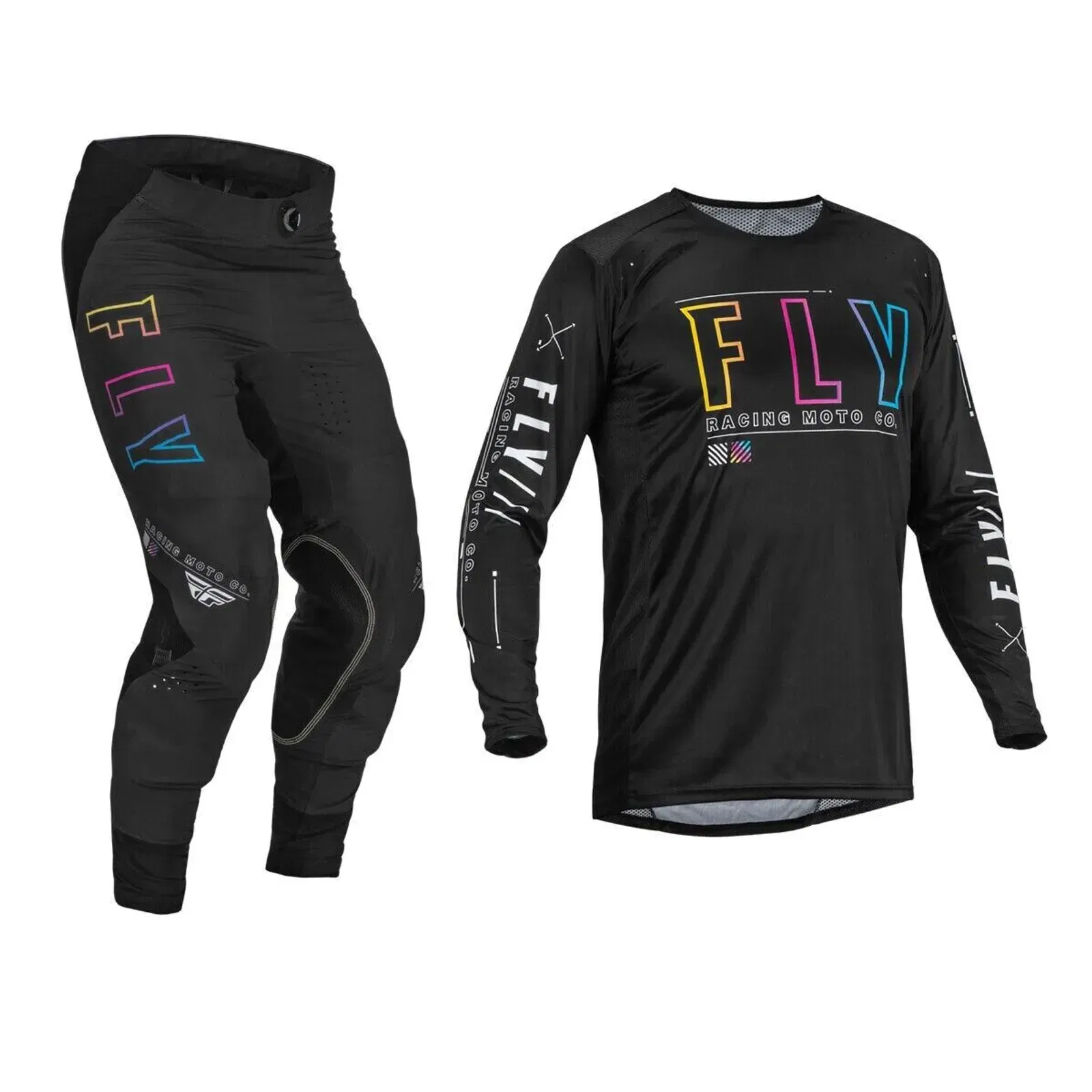 FLY Racing 2023 Lite S.E. Avenge Offroad Jersey Pant Combo Black