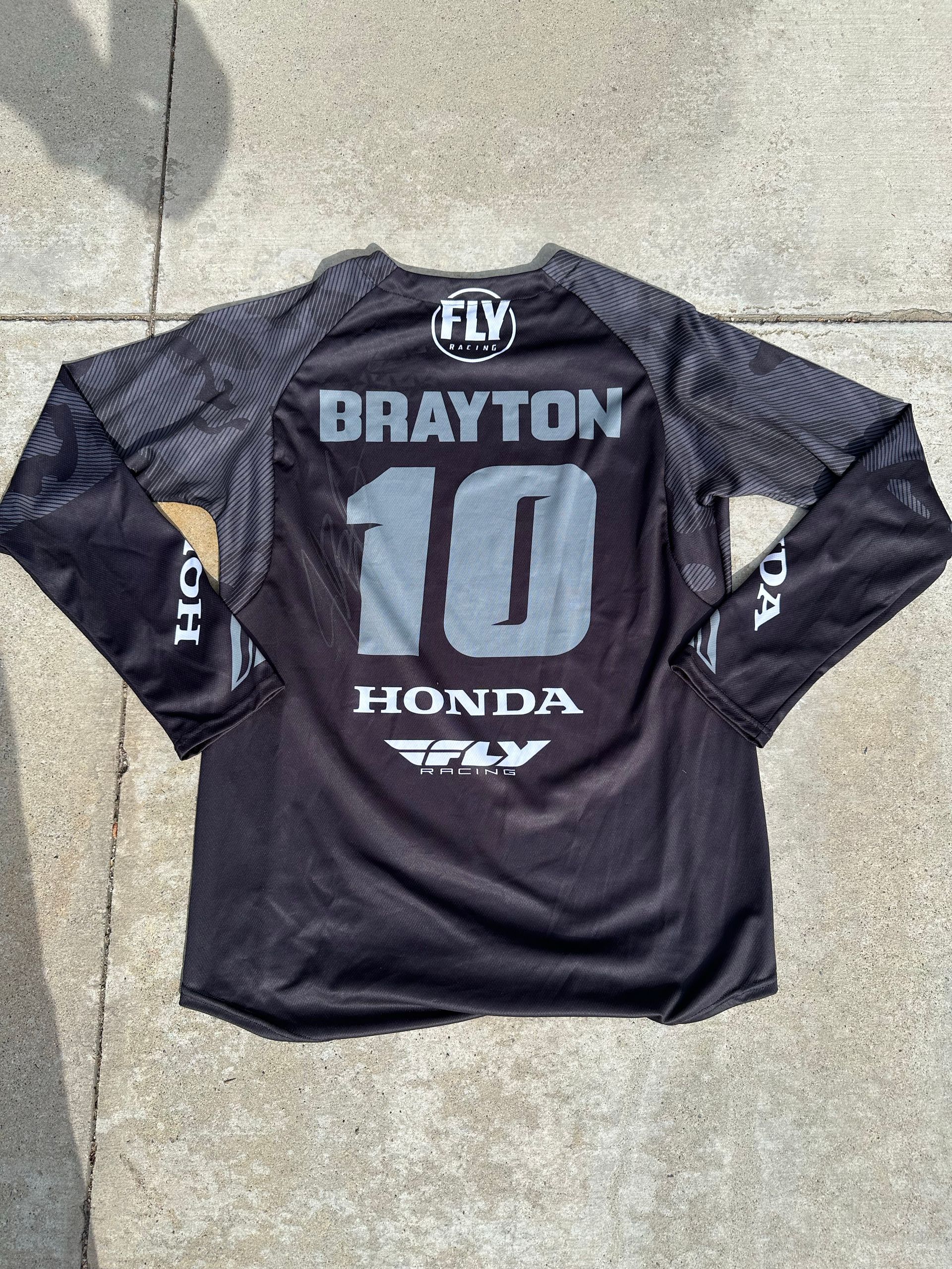 Justin Brayton Factory Honda Fly Jersey 