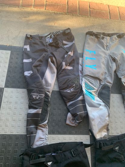 3 Pairs Of Fly Racing Pants - Size 30