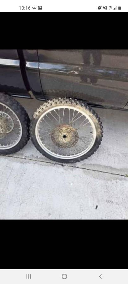 Rm  250 OEM rims 