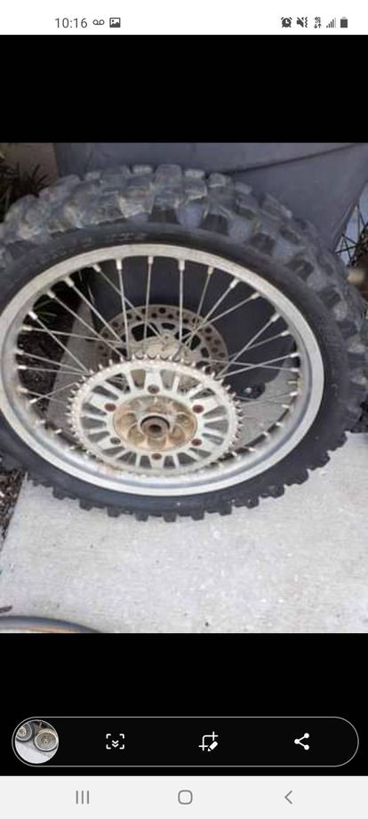 Rm  250 OEM rims 