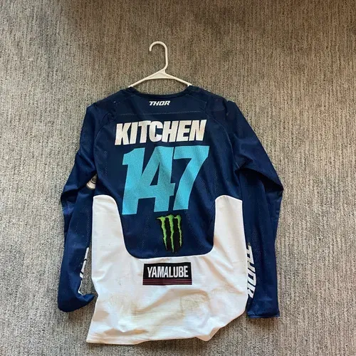 Levi Kitchen Raced Used jersey 
