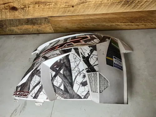 2017 Arctic Cat ZR 9000 Limited Left And Right Side Orange Camo Side Panels