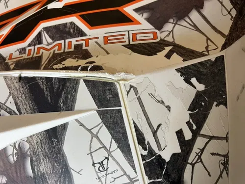 2017 Arctic Cat ZR 9000 Limited Left And Right Side Orange Camo Side Panels