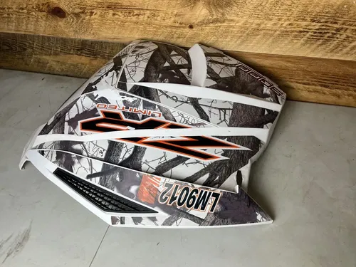 2017 Arctic Cat ZR 9000 Limited Left And Right Side Orange Camo Side Panels