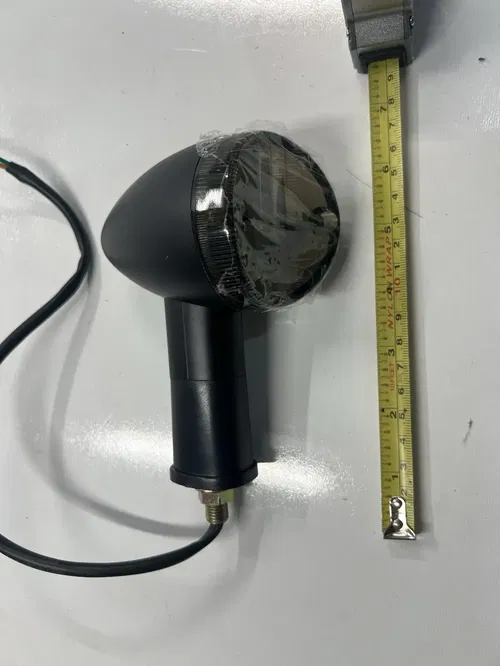Universal Smoke Concave Lens Bulb Turn Signals Black Fit Most US Motorcycles