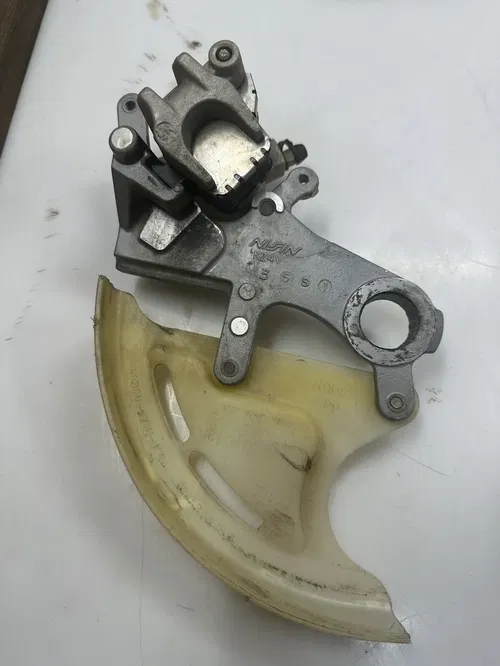 2006 Honda Crf 250 Crf250 Crf250r Rear Brake Caliper Rotor Guard 43150-KRN-711