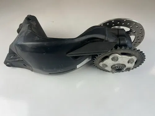 Ducati 848 EVO 11-13 Complete Rear Single Sided Swingarm Eccentric Hub Rear Axle