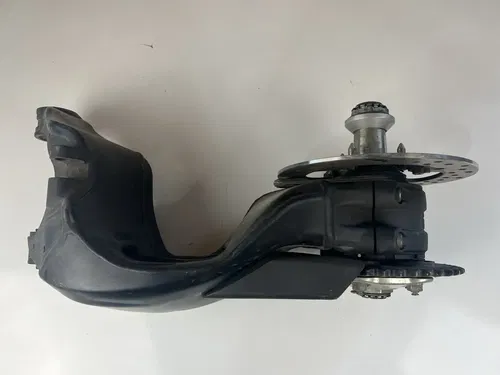 Ducati 848 EVO 11-13 Complete Rear Single Sided Swingarm Eccentric Hub Rear Axle