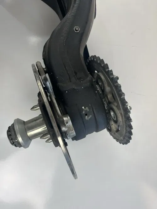 Ducati 848 EVO 11-13 Complete Rear Single Sided Swingarm Eccentric Hub Rear Axle