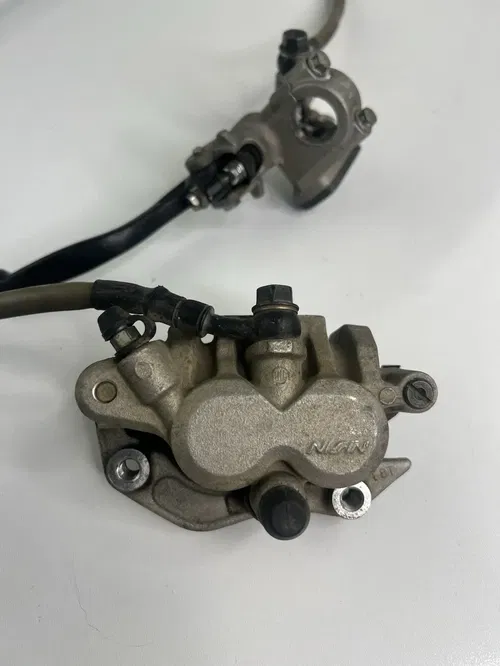 2007 Honda Crf 250 Crf250 Crf250r Front Caliper And Mastercylinder Lever #2