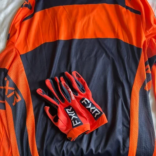 FXR Podium Offroad MX Men’s Jersey with Gloves - Brand New 