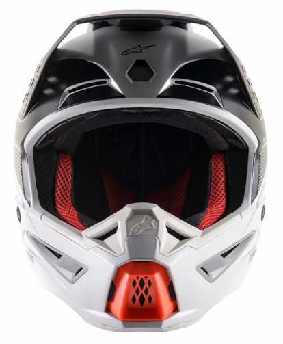 ALPINESTARS S-M5 RAYON HELMET MATTE LIGHT GREY/BLK/SLVR