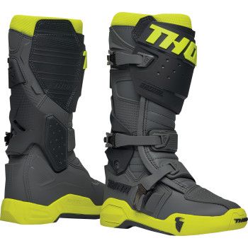 Thor Radial Mx Boot Gray/Fluorescent Yellow