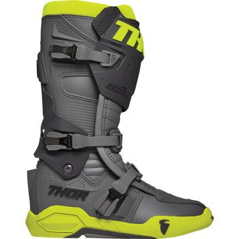 Thor Radial Mx Boot Gray/Fluorescent Yellow