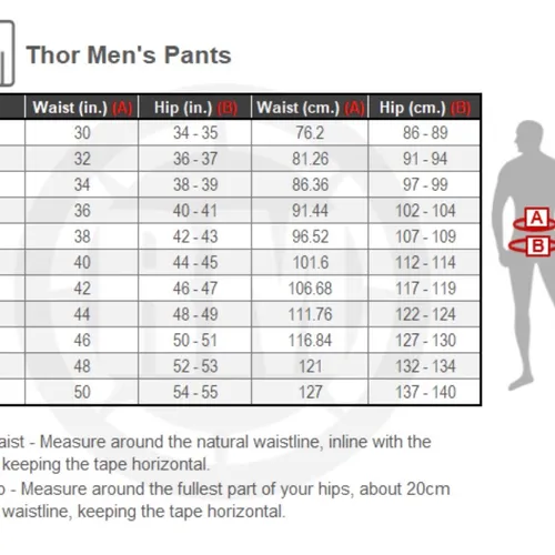 Thor Terrain Over the Boot Pants Size 44