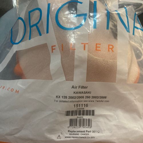 Kawasaki Kx125 / 250cc filter 