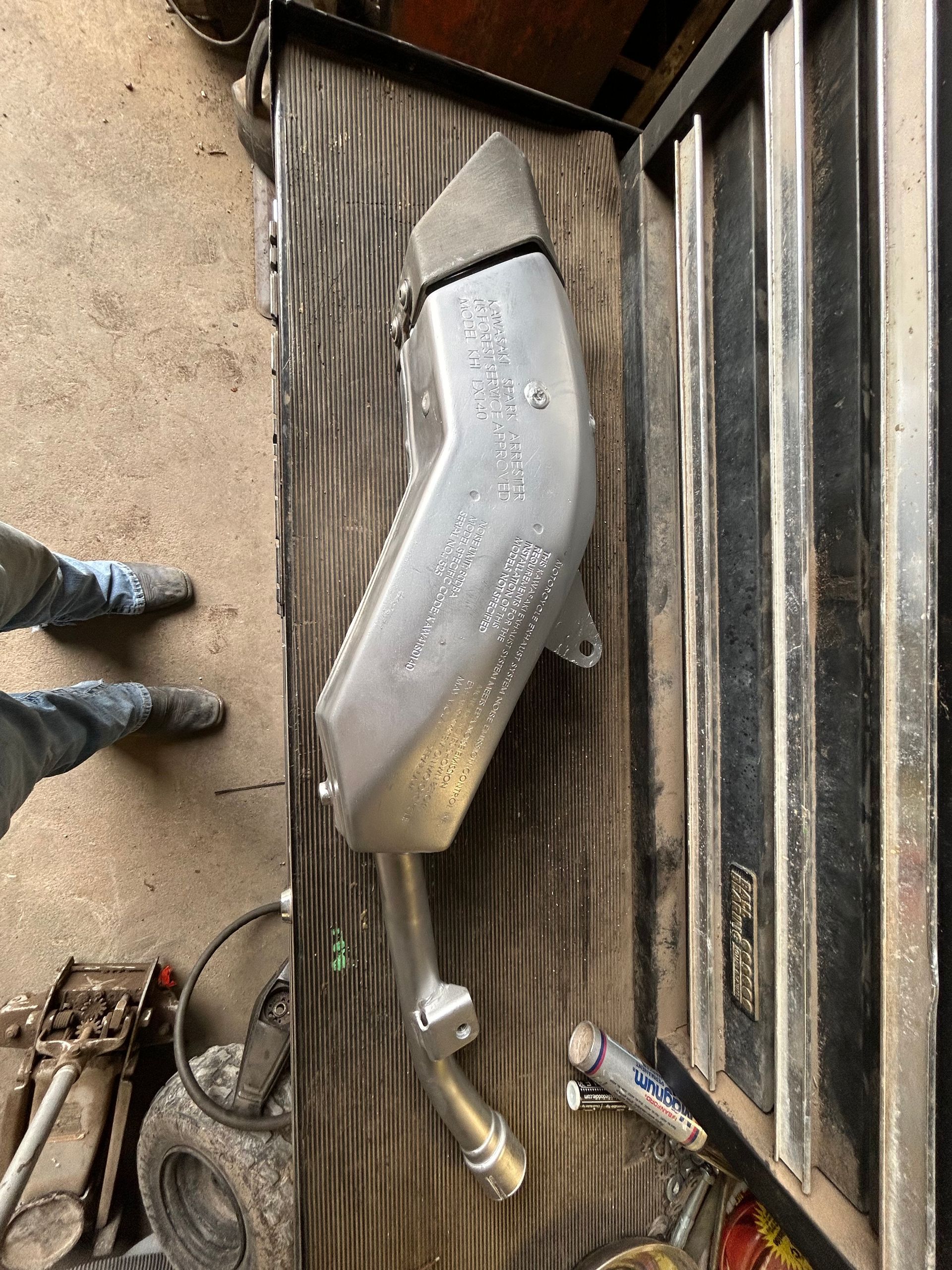 2023 Klx 140 Exhaust Slip-on