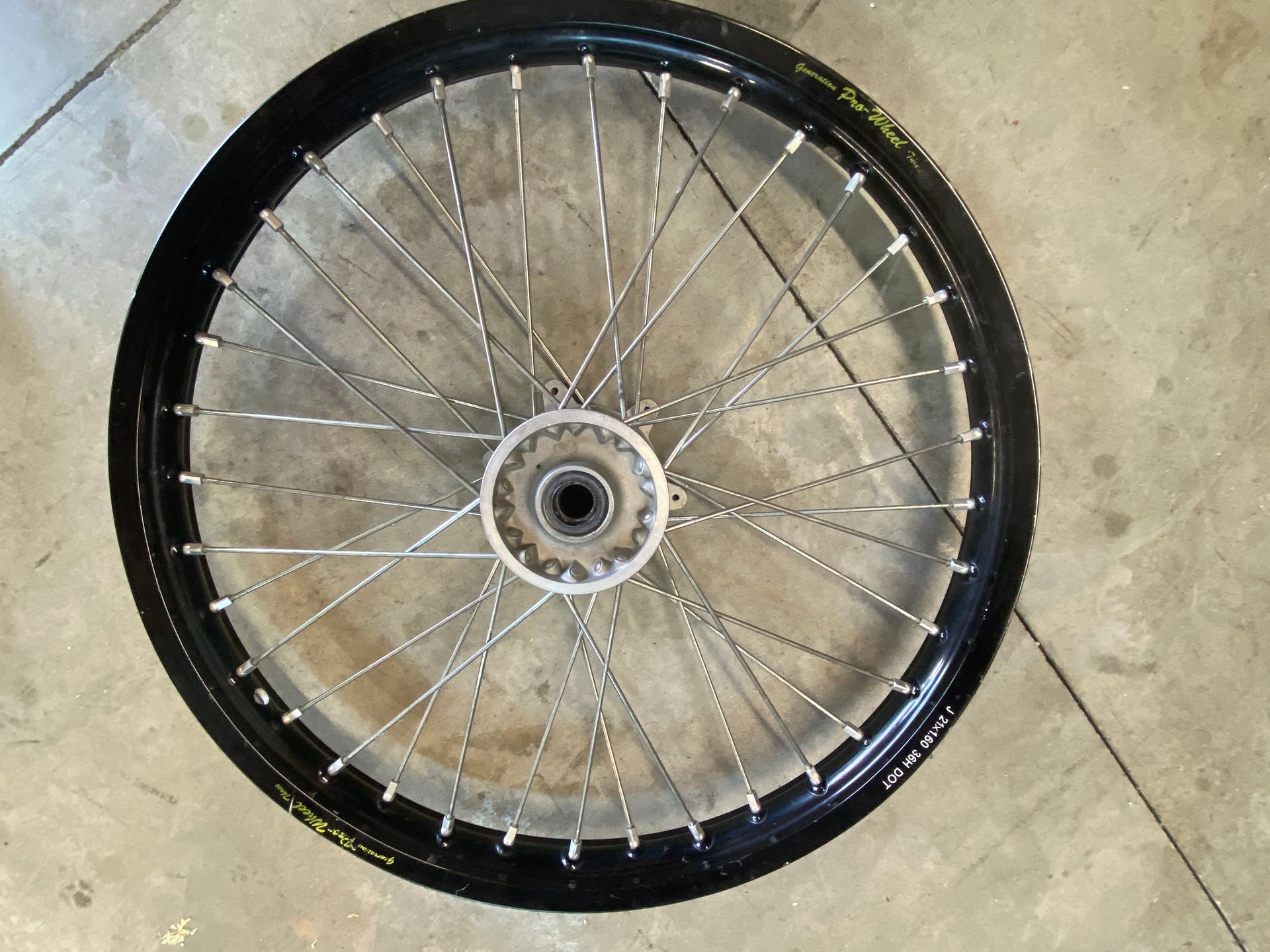 Yz250 Front Wheel Assy 21x1.60