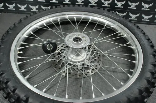 2004 HONDA CRF250R 21" X 1.60" OEM FRONT WHEEL RIM HUB SPOKE 44635-MAC-680