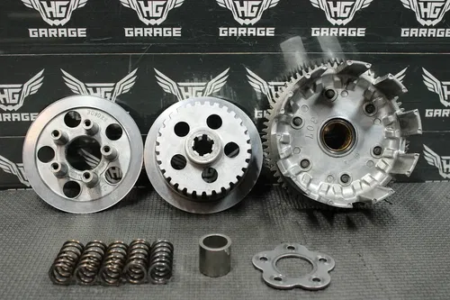1995 KAWASAKI 95-97 KX100 88-97 KX80 OEM COMPLETE CLUTCH W PLATES BASKET HUB.