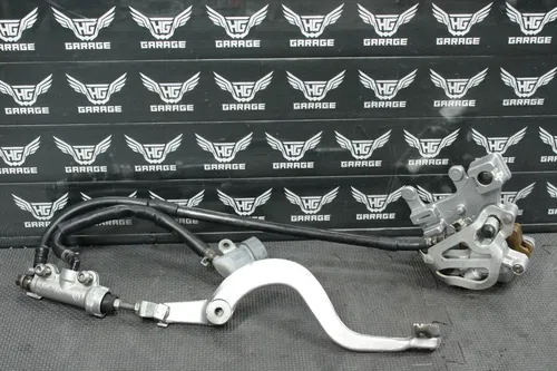2006 HONDA 03-07 CR85R OEM REAR BACK BRAKE CALIPER MASTER CYLINDER LEVER PEDAL