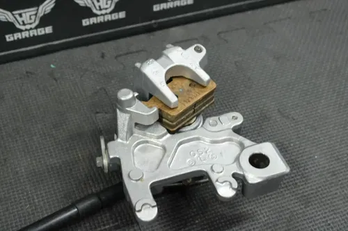2006 HONDA 03-07 CR85R OEM REAR BACK BRAKE CALIPER MASTER CYLINDER LEVER PEDAL