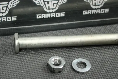 2006 HONDA CRF450R OEM REAR BACK SWINGARM BOLT SUSPENSION PIVOT AXLE GOOD!